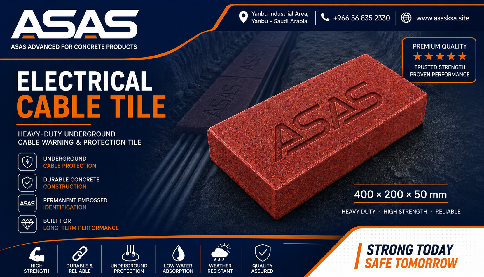 Cable Tiles Technical Data Sheet